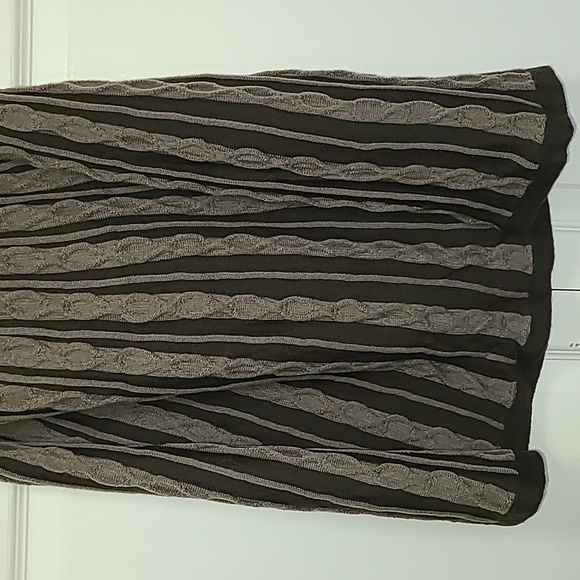 Y2K mossimo wool blend midi skirt‎ Two toned browns designs size Small - Picture 10 of 16